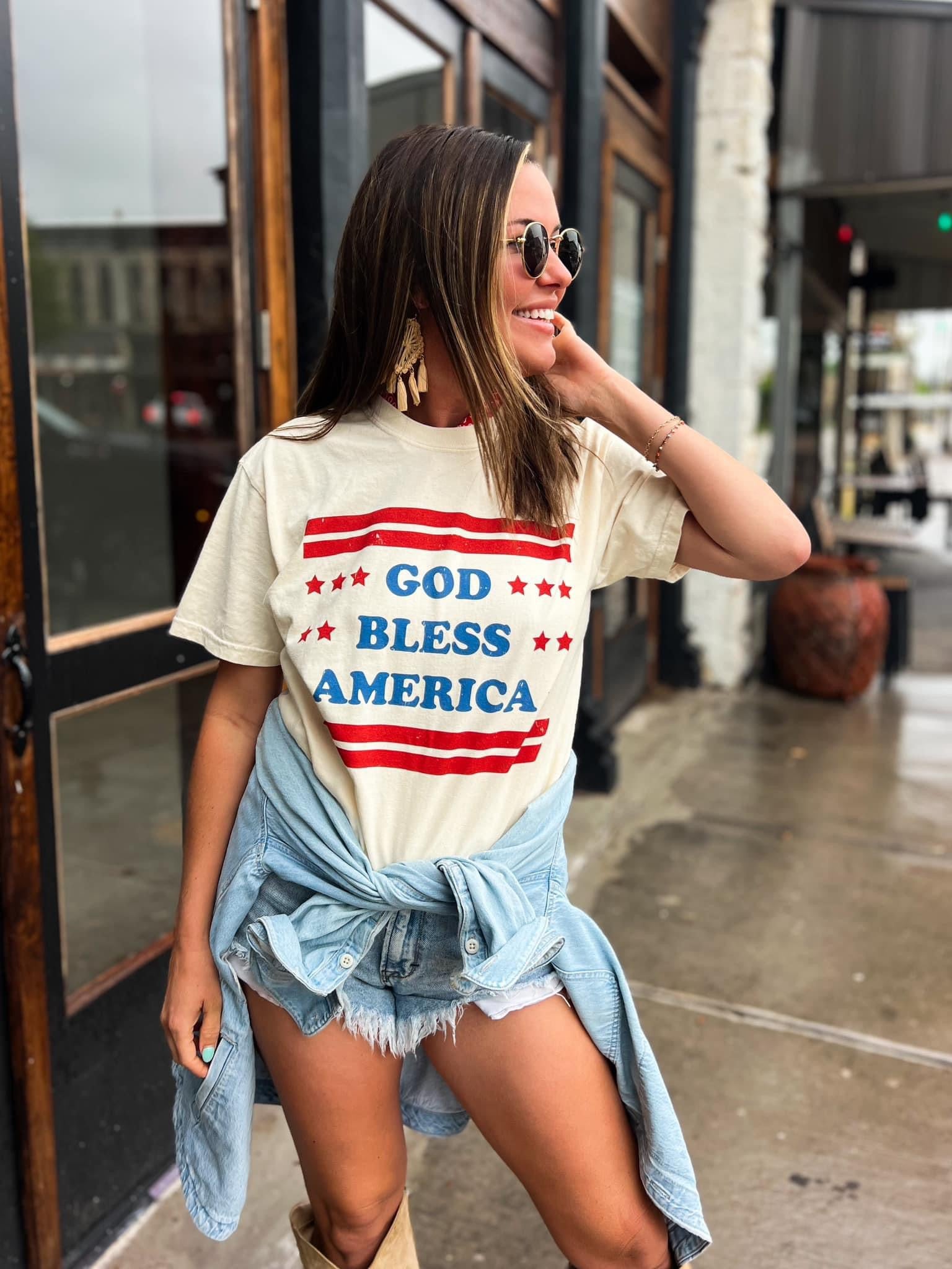 God Bless America - Tee & Tank Option