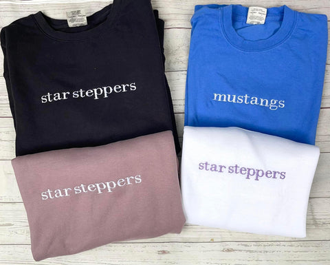 Star Steppers Mini Font Sweatshirt