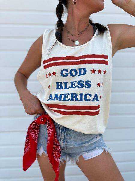 God Bless America - Tee & Tank Option