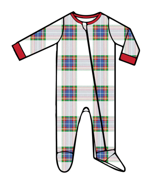 Plaid PJ's - Youth Pre-Order (Solid Red or Plaid Top Option)