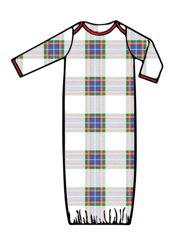 Plaid PJ's - Youth Pre-Order (Solid Red or Plaid Top Option)