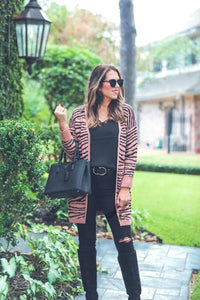 Tiger Knit Cardigan