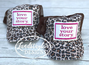 Love Your Story Leopard Hat