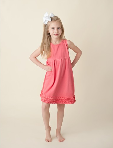 Girl's Empire Waist Tank Dress