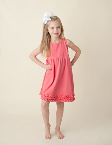 Girl's Empire Waist Tank Dress