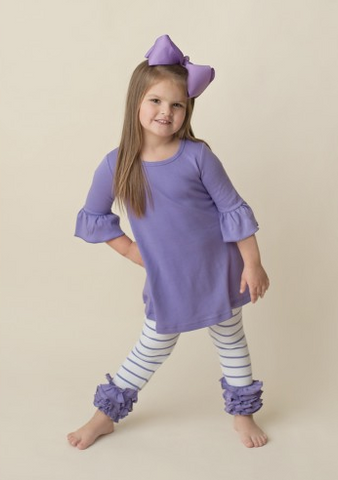 Girl's Striped Ruffle Icings