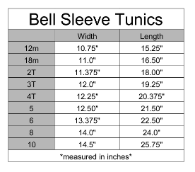 Girl's Bell Sleeve Tunic