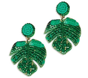 Talk To The Palm Beaded Earrings
